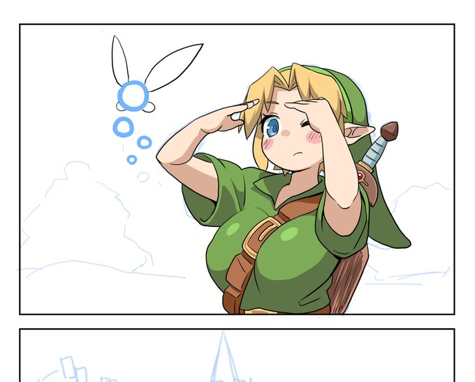 リンク達の目線の先には…? 