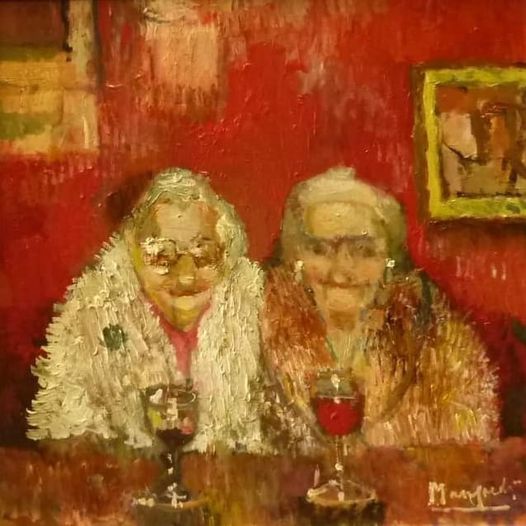 atticusfinch104's tweet image. Best Friends on a Night Out by @lucymanfredi a successful graduate of @manmetuni @mc.arts @McrSchArt 

#manmet #manmetuni