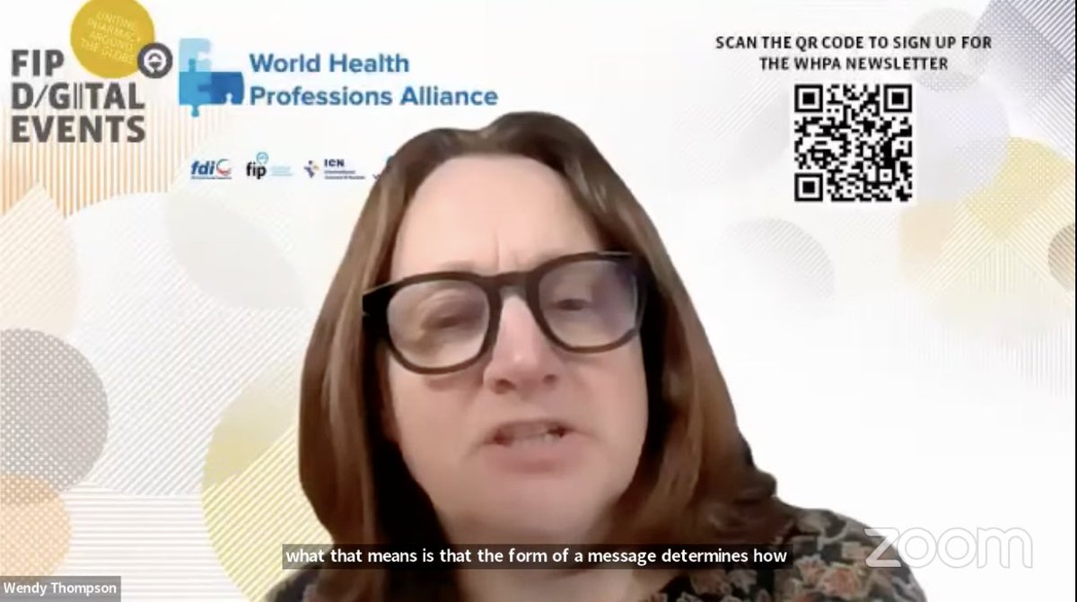 FIP_org's tweet photo. "People want to hear AMR messages from a person that they trust," said @wendythedentist, @OfficialUoM, UK, as a takeaway message from the side events she attended, highlighting the importance of trust and relatable communication in public health messaging. https://t.co/fqMYny2L6K