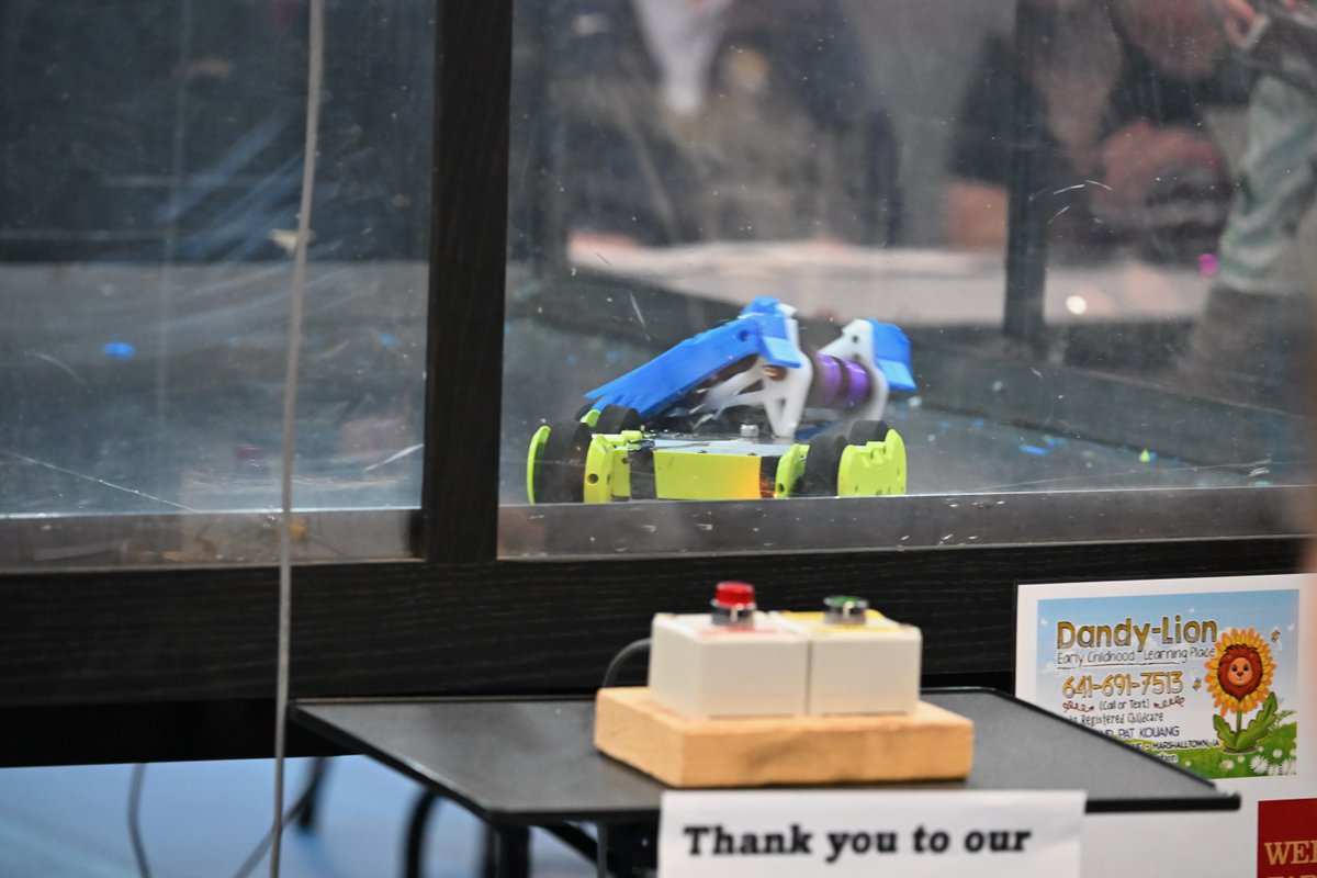 marshalltownCC's tweet image. Metal mayhem at its finest! 💥 The MCC Foundation’s Battlebots competition this past Saturday was a huge success. Thanks to our sponsors, participants, and everyone who came out to watch. #Battlebots #MCCFoundation