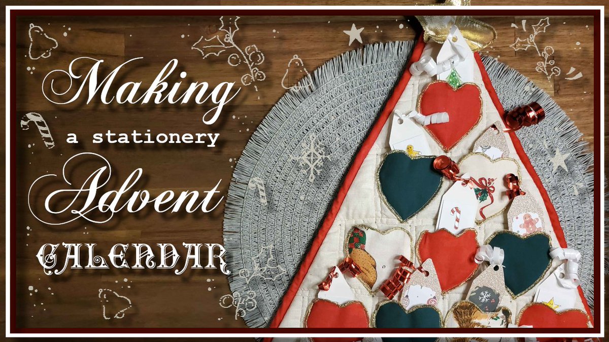 New Video! 

I made an Advent Calendar! 
Watch Here! --------> youtu.be/TyK3oe6cowY