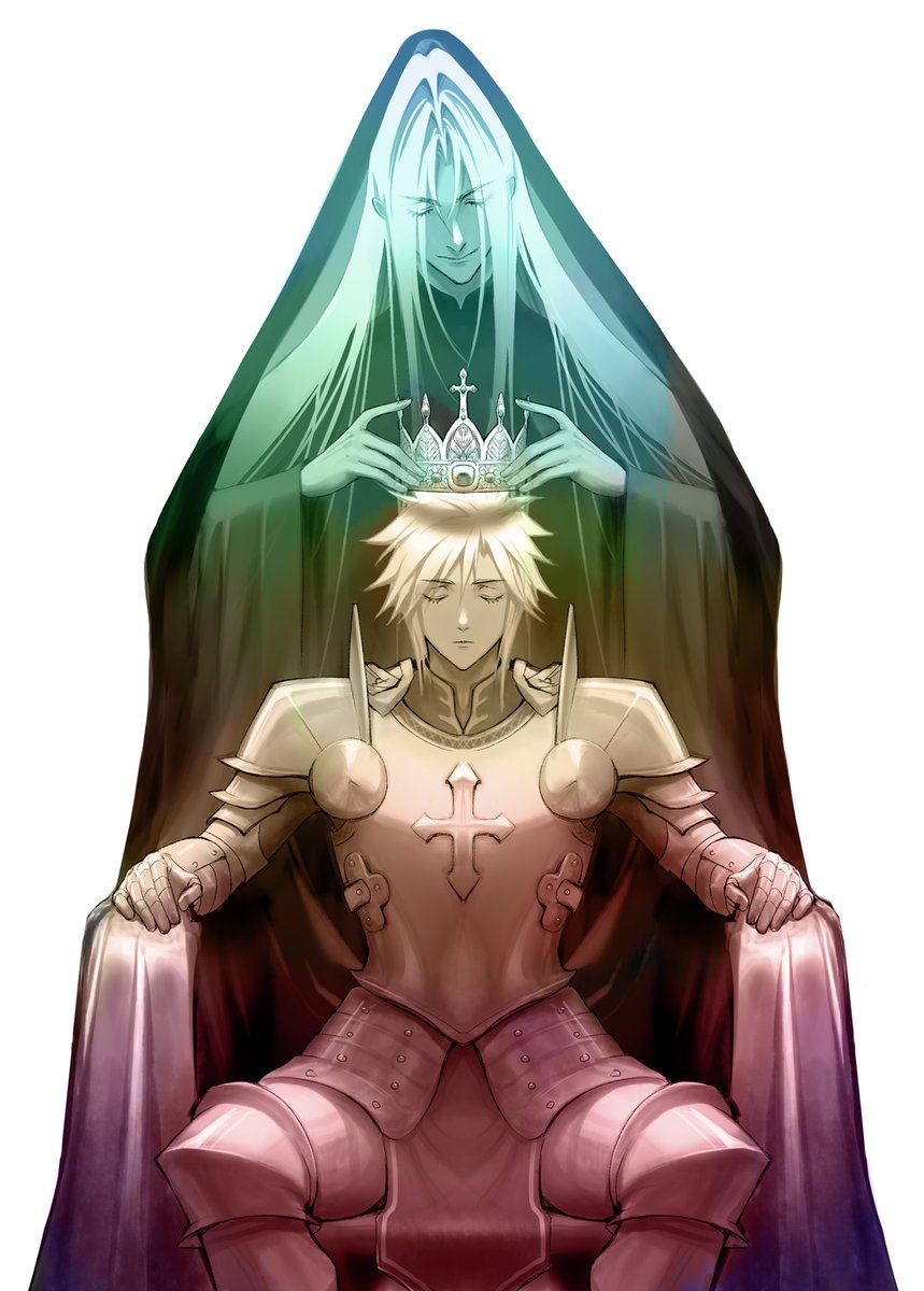 FF7 #セフィクラ #sefikura Commission for 六六. The coronation of