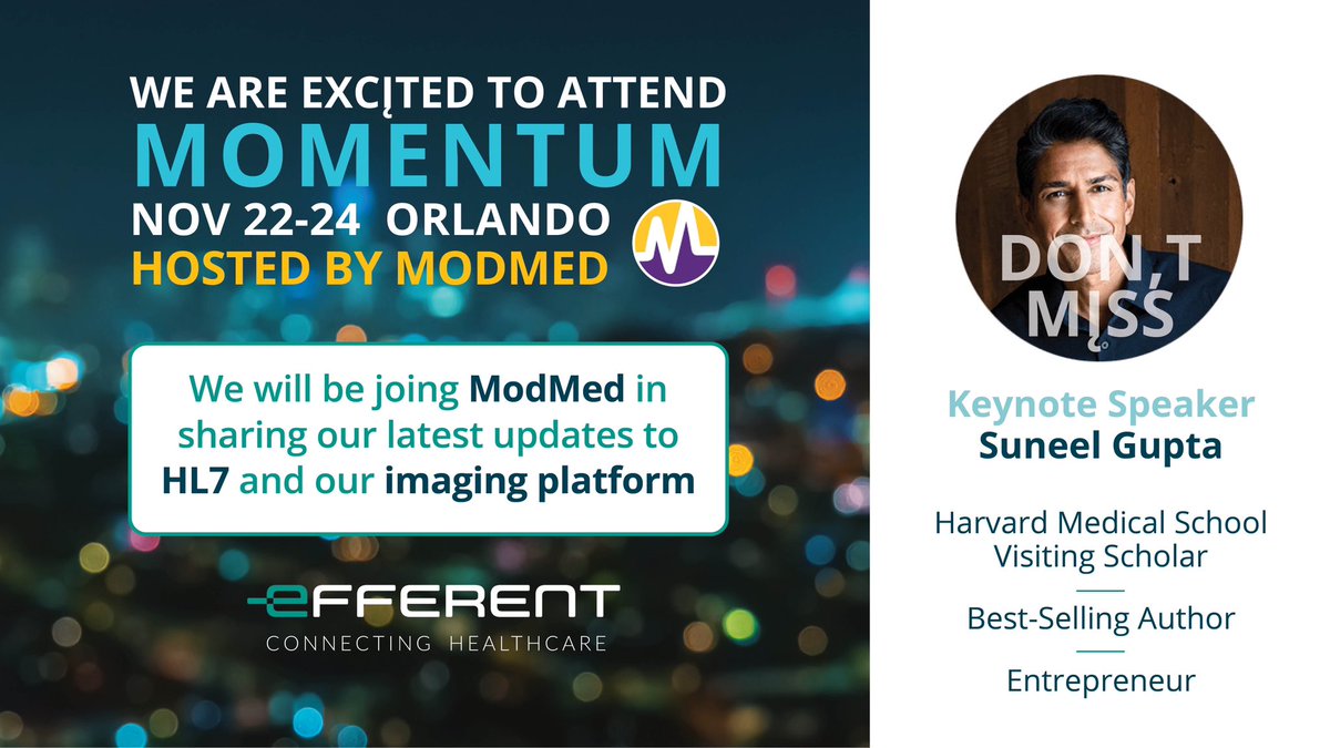 We’re thrilled to announce that our team will be attending Momentum hosted by <a href="/modmed/">ModMed</a>! We’re looking forward to sharing our latest advancements in HL7 standards integration and updates to our imaging platform