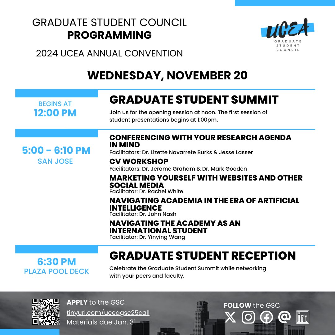 UCEA GSC tweet media