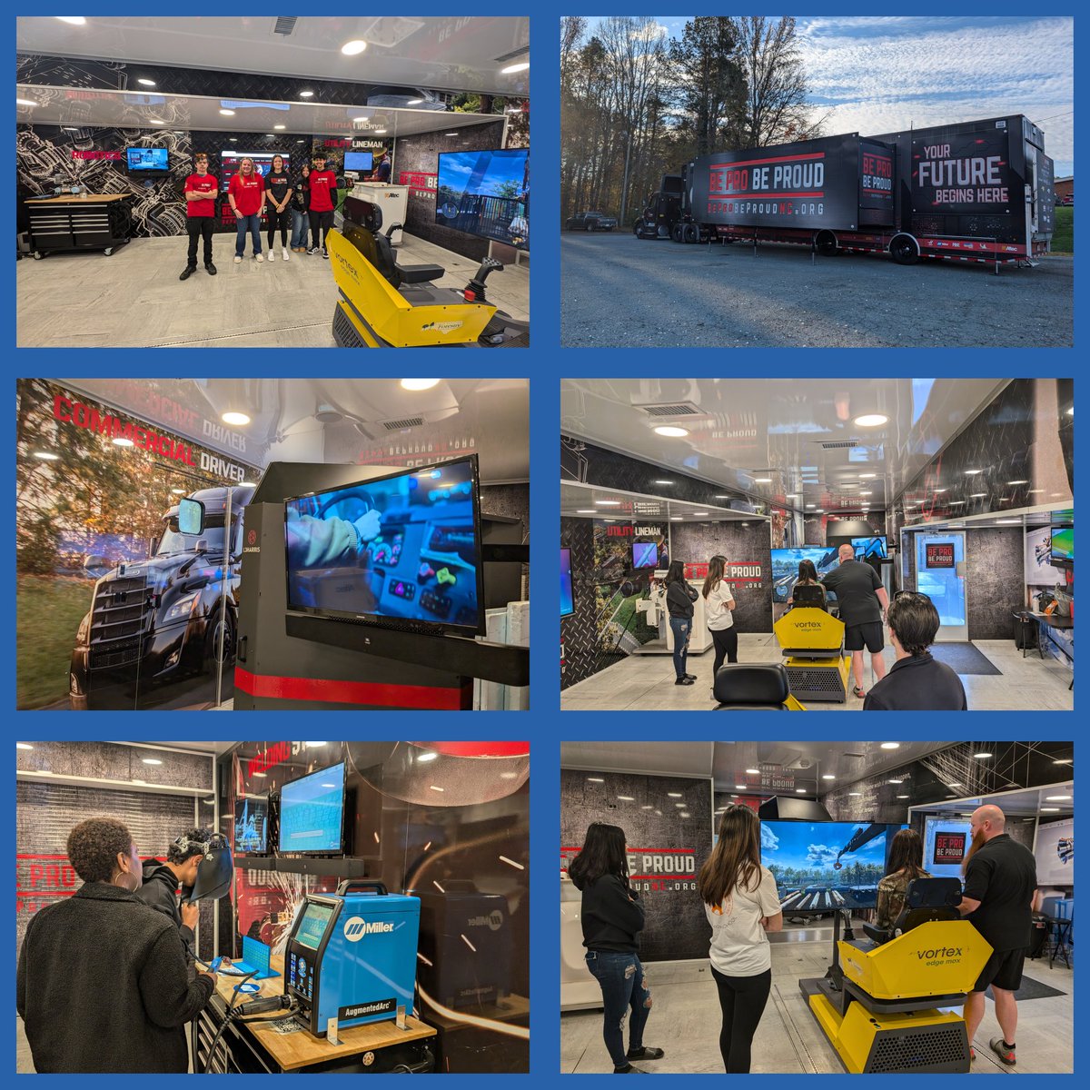 The Be Pro Be Proud truck is here and the Orange High School student ambassadors are trained and ready to host Orange Middle School 8th graders. Be Pro, Be Proud!