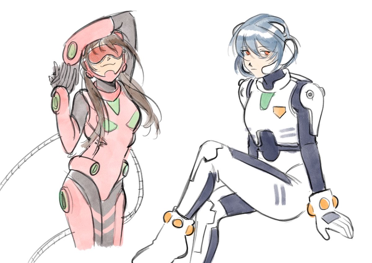 I'm having a lot of fun redesigning plug suits