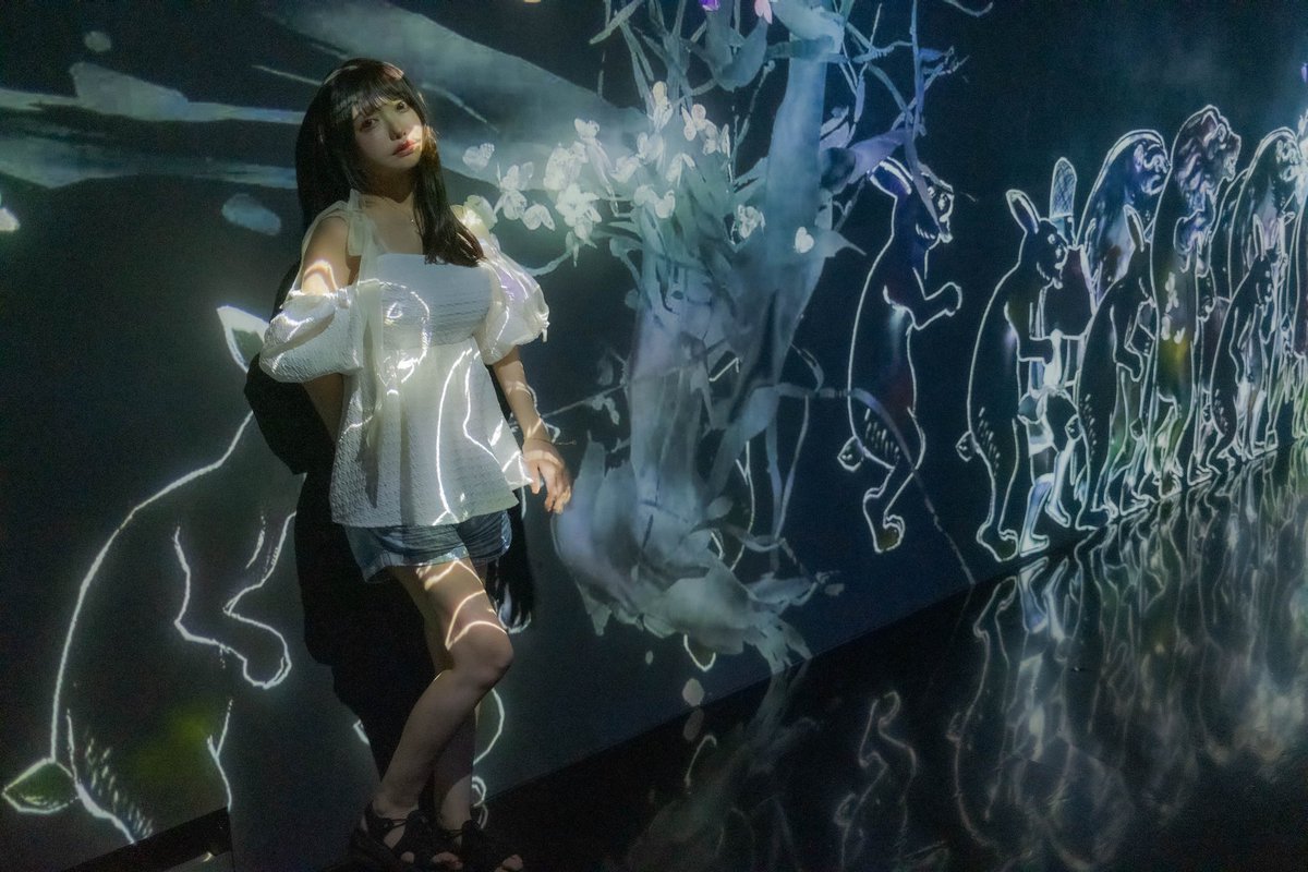 yonmo's tweet image. 瀬戸ひなたさん @peco_hinata07 

#teamlabborderless