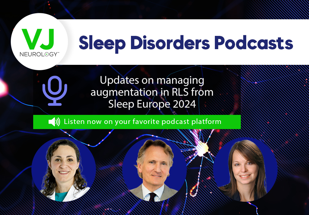🎧 To hear the latest on managing augmentation in restless legs syndrome, listen to our podcast with leading experts Celia Garcia-Malo, Diego Garcia-Borreguero &amp; <a href="/AmbraStefani/">ambra stefani</a>!

Click here:
👉 ow.ly/1s8E50TWuqf 👈

#MovementDisorders #NeuroTwitter #Neurology <a href="/ESRS_Sleep/">ESRS</a>