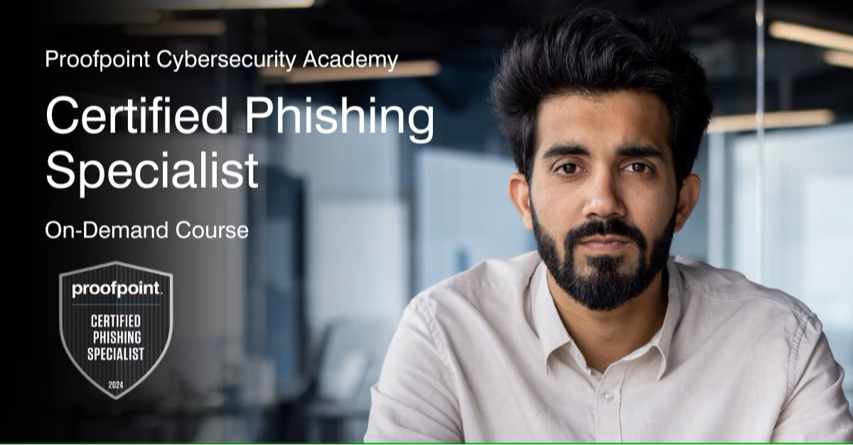 hgillbe's tweet image. Don&apos;t miss Proofpoint&apos;s Certified Phishing Specialist certification on-demand. ow.ly/LqM550TGh8S

This free course will explore the sophisticated #phishing threat landscape and equip you with practical #HumanCentricSecurity strategies to protect your organisation.