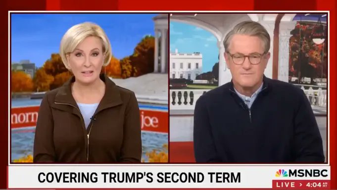 DeanObeidallah's tweet photo. Joe Scarborough just surrendered to Trump--but we never, ever will!  The stakes demand we take the fight to Trump every day--if need be. The one thing we will never do is surrender! My new article: https://t.co/O9NwIeFS19 https://t.co/wb5QIysG4m
