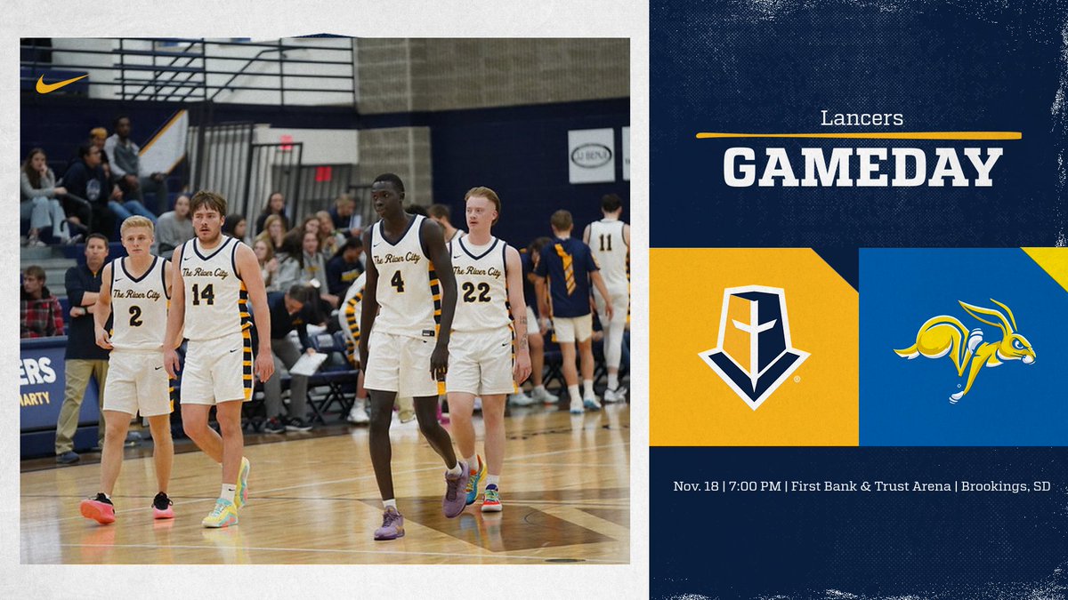GAMEDAY!

🆚 South Dakota State Jackrabbits
⏰ 7:00 PM Tipoff
📌 First Bank &amp; Trust Arena | Brookings, SD
📺  midcosportsplus.com/page/01H2V6K1S…