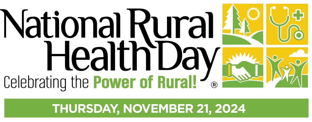 National Rural Health Association (@ruralhealth) on Twitter photo We are excited to celebrate National Rural Health Day this week and highlight the power of rural and everyone who supports the health needs of rural communities! #ruralhealth #powerofrural <a href="/NOSORH/">Natl Organization of State Offices of Rural Health</a> We are excited to celebrate National Rural Health Day this week and highlight the power of rural and everyone who supports the health needs of rural communities! #ruralhealth #powerofrural <a href="/NOSORH/">Natl Organization of State Offices of Rural Health</a>