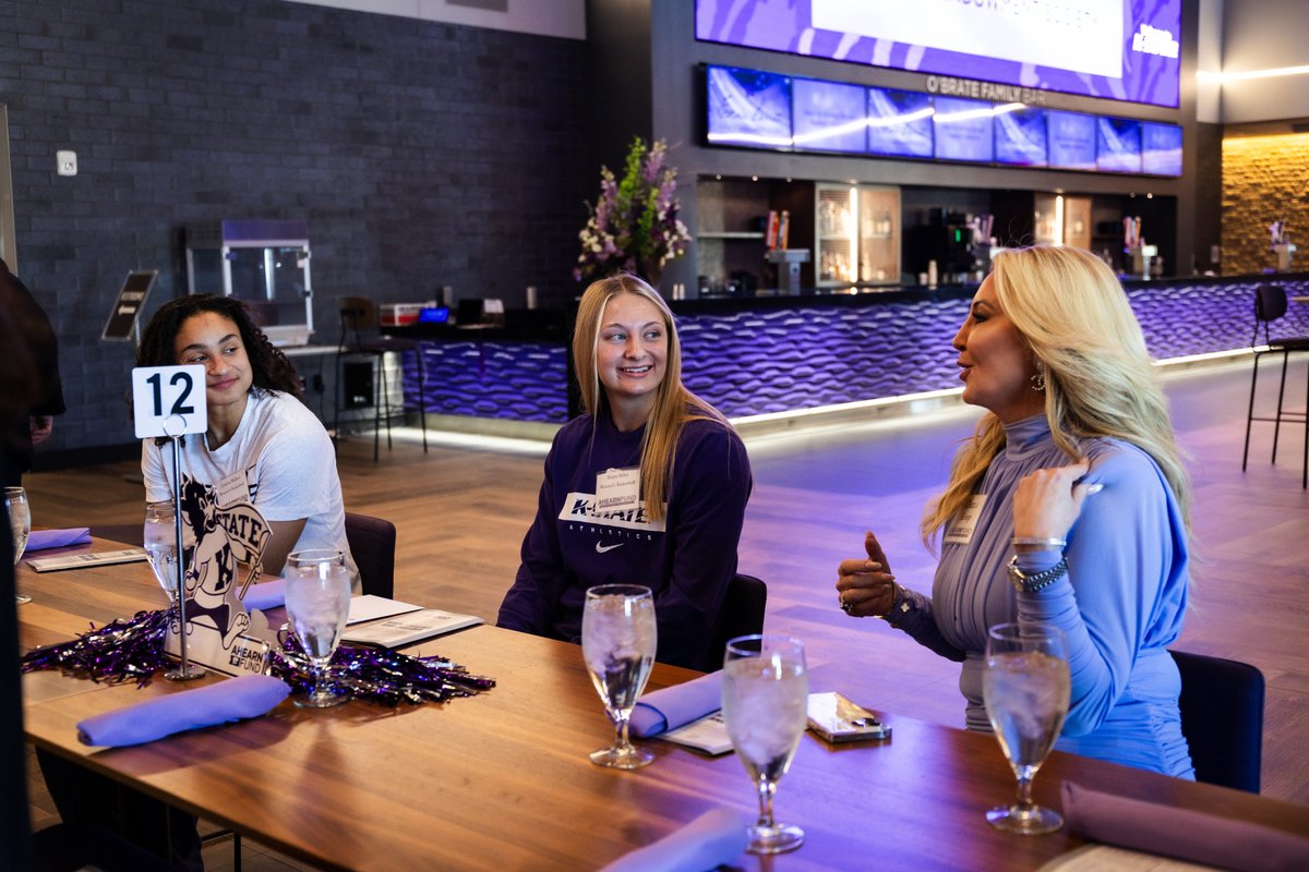 kstatesports's tweet photo. A Lasting Legacy.
 
Ernie Barrett Endowment Society supporters come together last week to meet their scholarship recipients. Thank you for your K-State student-athlete and team programing support!

📸: https://t.co/OHWbdSJE9F https://t.co/uprI4LCSB0