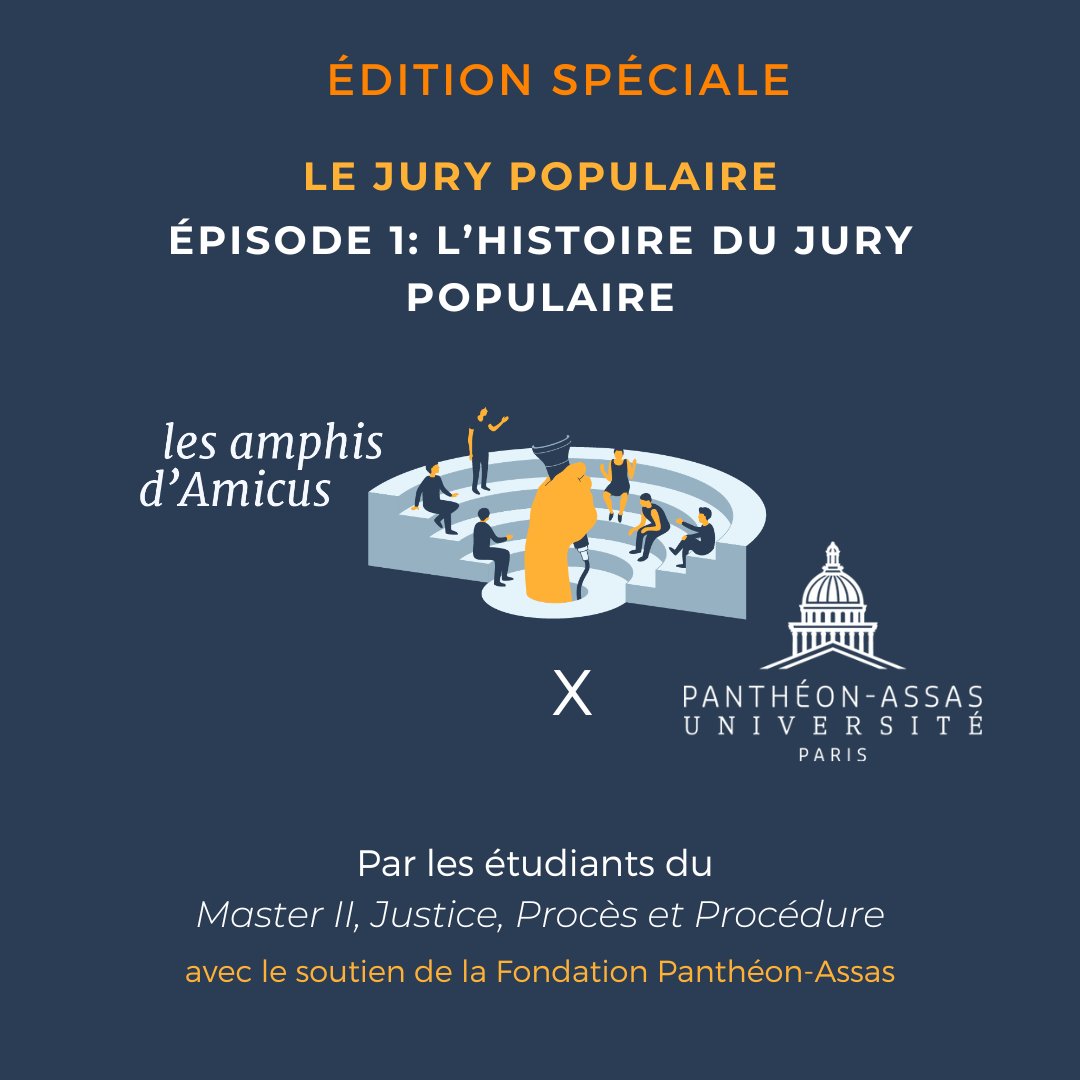 Les étudiants de <a href="/AssasUniversite/">Panthéon-Assas université</a>
vous répondent 👉 Le Jury Populaire | L'histoire du Jury Populaire 1/5) --> radio.amicus-curiae.net/podcast/episod…