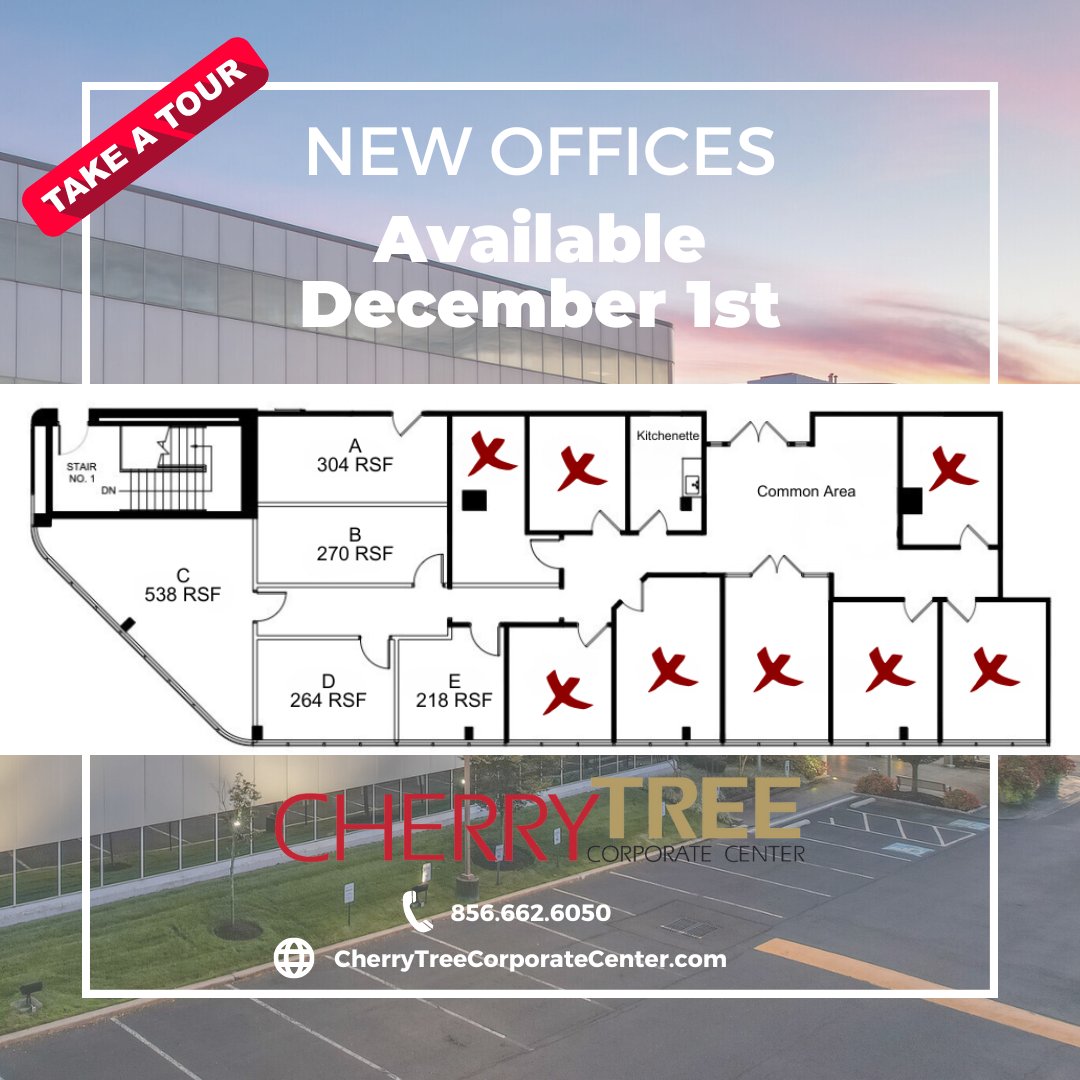 Happy Holidays from Cherry Tree! 🎄Gift yourself a new office space this year! 🎁 Schedule a tour today! #CherryTree #CherryHillNJ #CherryTreeCorporateCenter #SmallBiz