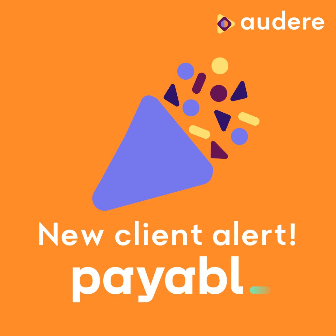 Continuing our growth in the Fintech space, we are thrilled to welcome <a href="/payabl_eu/">payabl.</a> as our newest client. They are a paytech expert empowering merchants to take, make and manage payments globally. Their 'Pay it Forward' podcast will run as a 7 part mini-series on our <a href="/csuitepodcast/">the c-suite podcast</a>