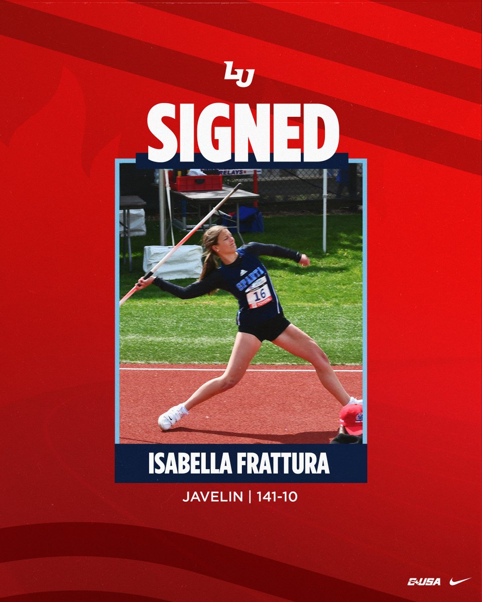 We can't wait for this All-American javelin thrower from Jersey to join our squad!

Welcome to the family, Isabella Frattura! #HonorHim