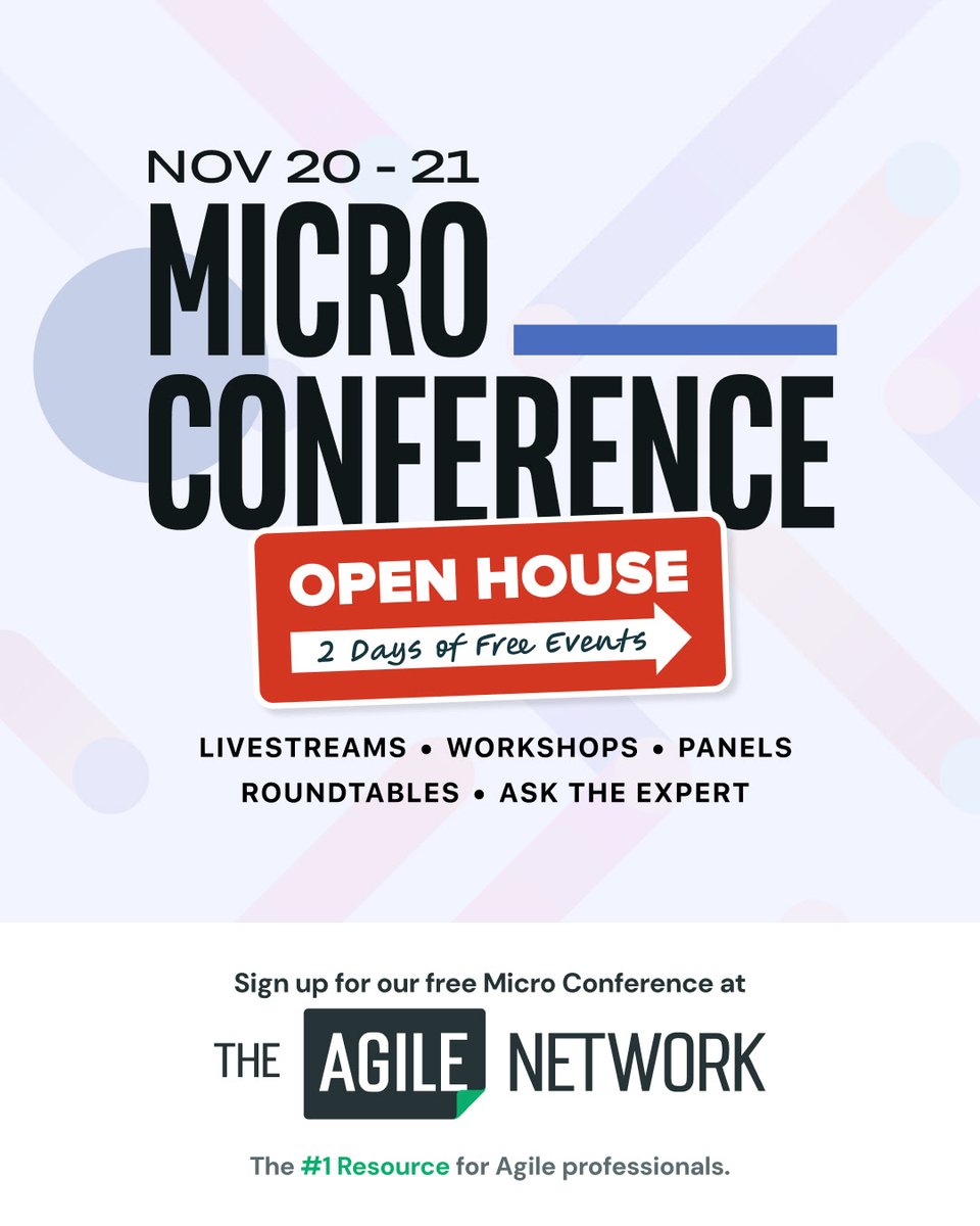 Come join me for a FREE session on
"Facilitation Techniques to Boost Your Scrum Events"
Thursday Nov 21st, 1pm CET (GMT +1) The Agile Network
go.theagilenetwork.com/l/tw-aahlander
Practical techniques to make Scrum events succesful.
Subscribe w AQQURITECMC33 for 33% off, note: I get a %.