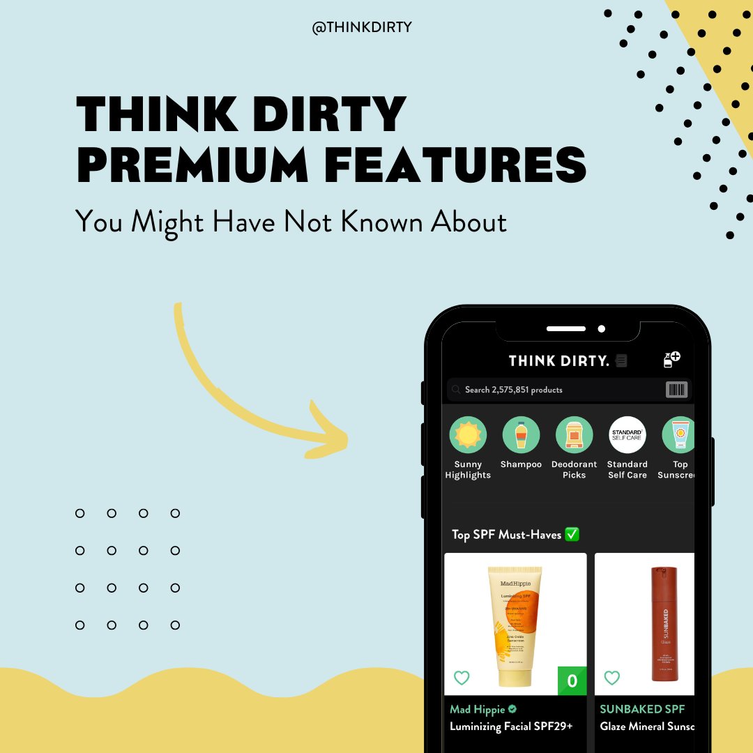 Think Dirty® tweet media