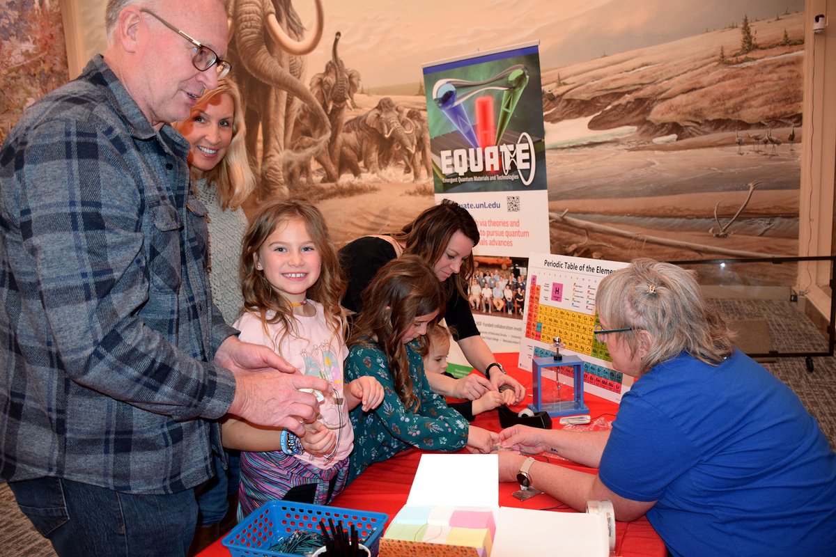 Small science + BIG FUN at Sunday with a Scientist featuring <a href="/NSF/">U.S. National Science Foundation</a>-funded #NebEQUATE &amp; <a href="/unl_ncmn/">Nebraska NCMN</a> partners! 

We shared #Nanoscience #STEM fun with a couple hundred Nebraska youth &amp; families. Lots of #YoungNebraskaScientists ahead ... thanks, <a href="/MorrillHallUNL/">Morrill Hall (UNSM)</a> <a href="/UNLincoln/">University of Nebraska-Lincoln</a> 🤩⚛️🧲💡🧪