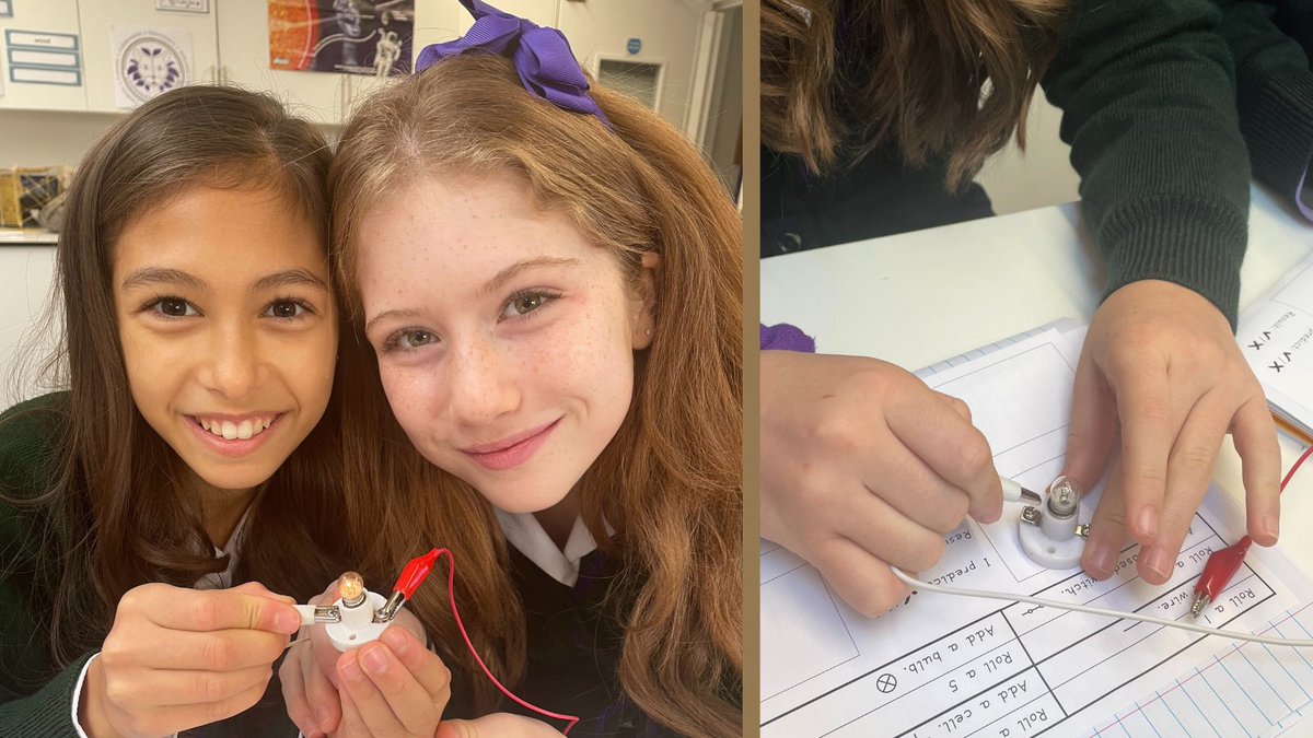 LyonsdownSchool's tweet image. Year 6 explored electric circuit challenges, testing batteries, bulbs, and various types of circuits. They drew circuit diagrams and celebrated as their bulbs lit up, deepening their understanding of electricity! 

#CircuitChallenges #Electricity