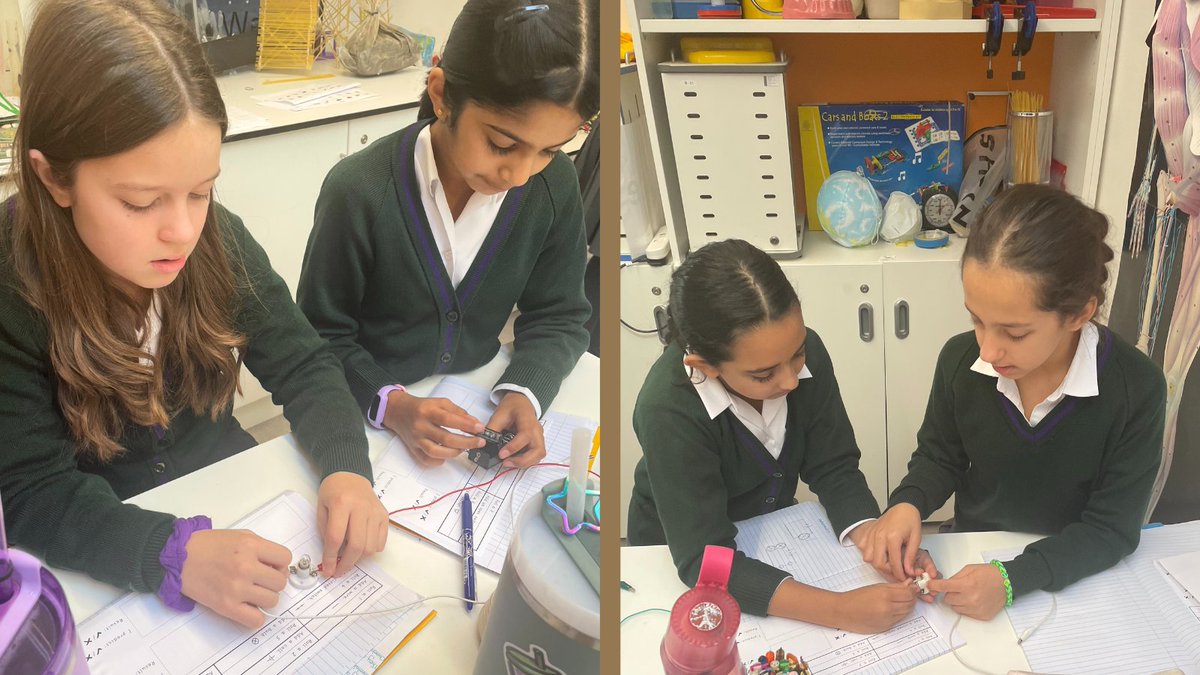 LyonsdownSchool's tweet image. Year 6 explored electric circuit challenges, testing batteries, bulbs, and various types of circuits. They drew circuit diagrams and celebrated as their bulbs lit up, deepening their understanding of electricity! 

#CircuitChallenges #Electricity