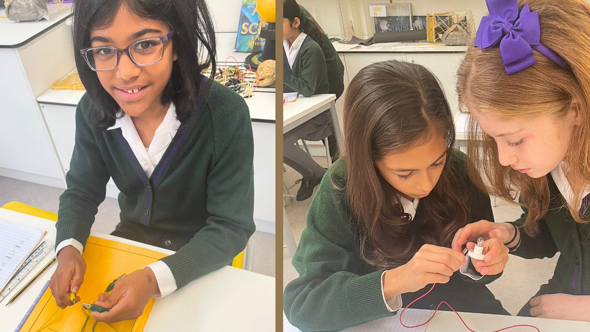 LyonsdownSchool's tweet image. Year 6 explored electric circuit challenges, testing batteries, bulbs, and various types of circuits. They drew circuit diagrams and celebrated as their bulbs lit up, deepening their understanding of electricity! 

#CircuitChallenges #Electricity