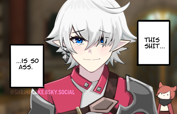 when your brother tells you to solve things diplomatically instead of letting you 1v1 them #FFXIV