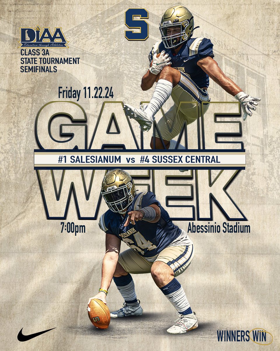 It’s Game Week!!  The only thing that matters is going 1-0.  #WinnersWin