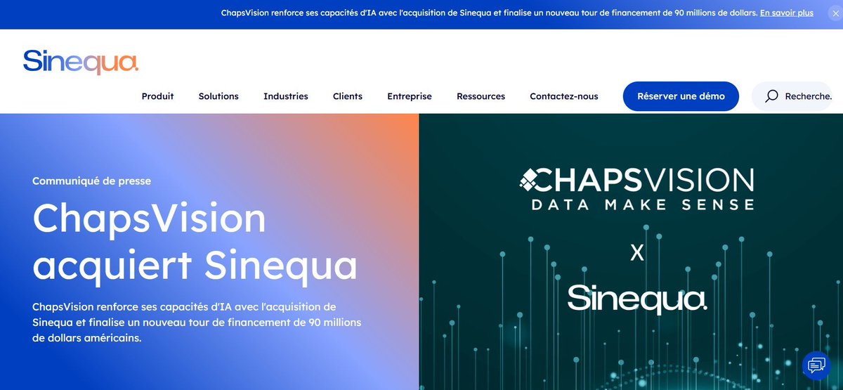 CHAPSVISION accélère sur l'IA avec l'acquisition de SINEQUA buff.ly/3CzsnRA