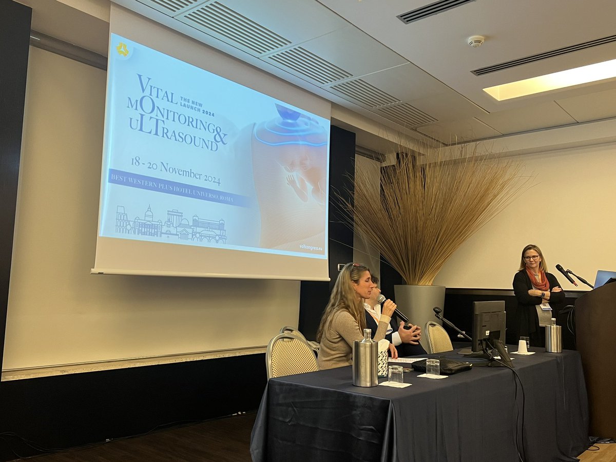 International expert <a href="/AlexisDNeoMD/">Alexis Davis</a> shares her knowledge on ultrasound-guided arterial cannulations at the VOLT (Vital Monitoring and Ultrasound) Conference in Rome.  E Magnifico! <a href="/StanfordNeo/">Stanford Neonatology</a>