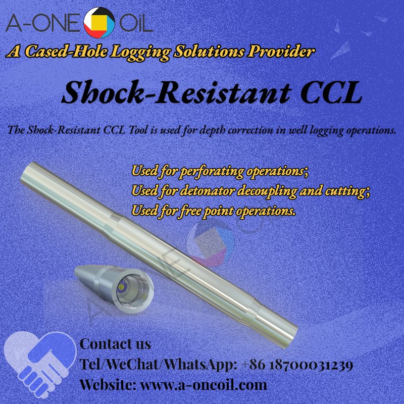 AmyWang0509's tweet image. Shock-Resistant CCL, used for depth correction in well logging operations.
Tel/WhatsApp: +86 18700031239
                          +86 13289100188
E-mail: admin@a-oneoil.com
Website: a-oneoil.com

#loggingtools #freepoint
#welli #oilloggingservices #freepoint #ccl
