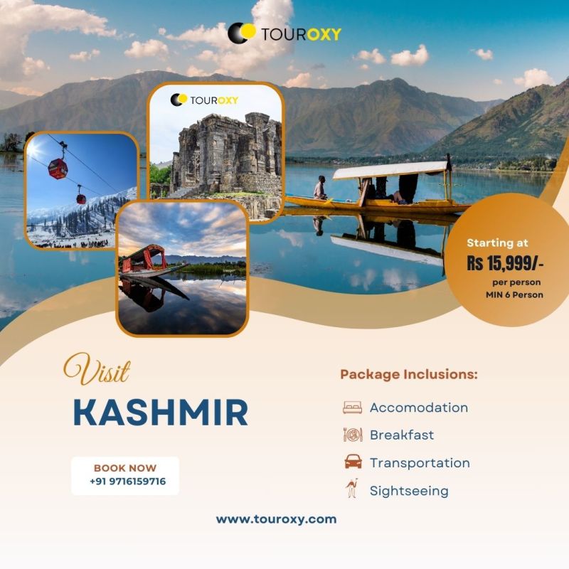 Tour_Oxy's tweet photo. 🌄 Visit Kashmir with Touroxy 🌄
Discover the beauty of Kashmir with our exclusive package starting at just ₹15,999 per person (minimum 6 people). From the majestic landscapes to unforgettable adventures, Kashmir has it all!
📞 For inquiries:
Call us at: +91 9716159716
#TourOxy https://t.co/TQTqOSe0B6