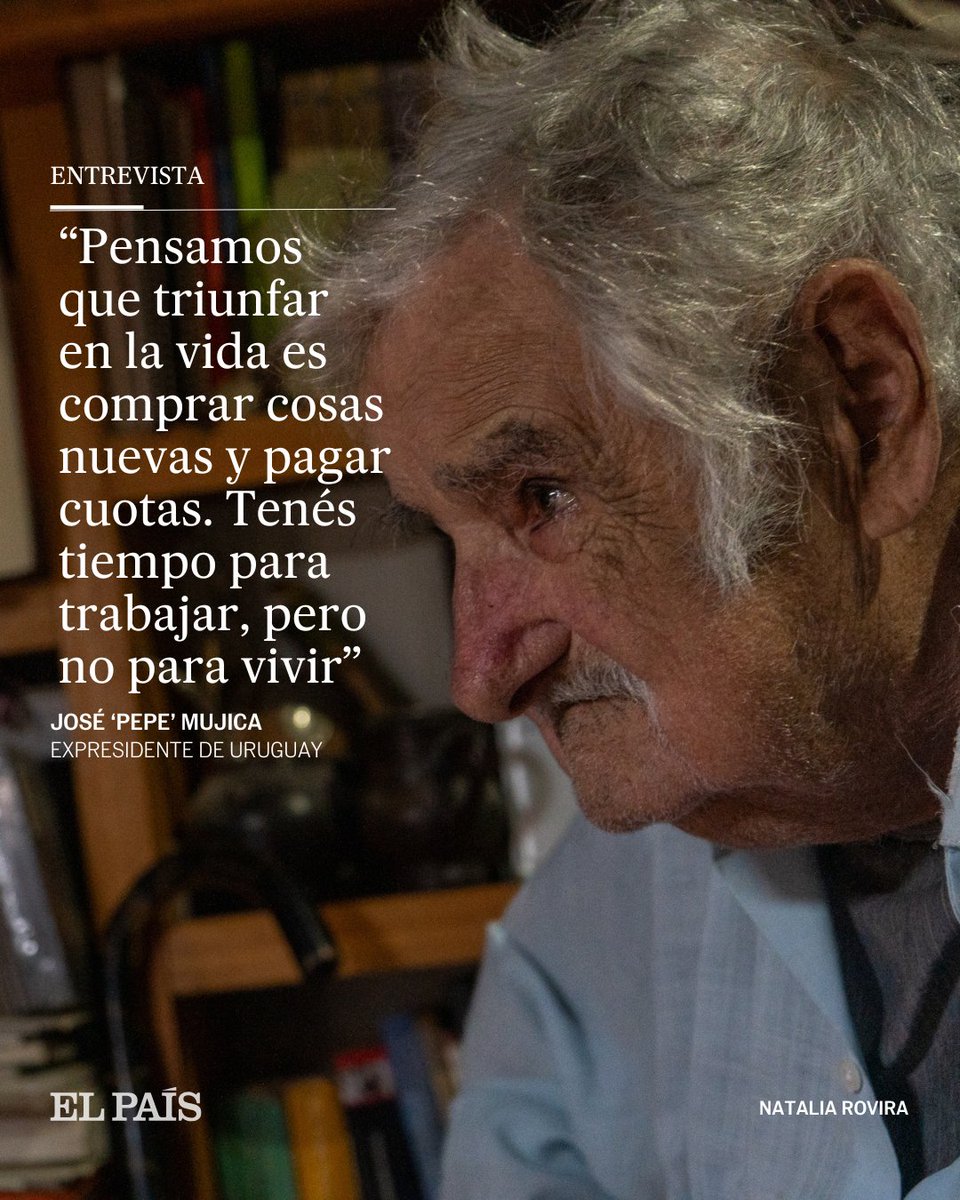 Entrevista | "El mundo está muy lejos de una sobriedad que le garantice tiempo libre para vivir. En mi país somos tres millones e importamos 27 millones de pares de zapatos. Ni que fuéramos ciempiés, es de locos. ¿Nacimos para trabajar nomás?", dice José 'Pepe' Mujica