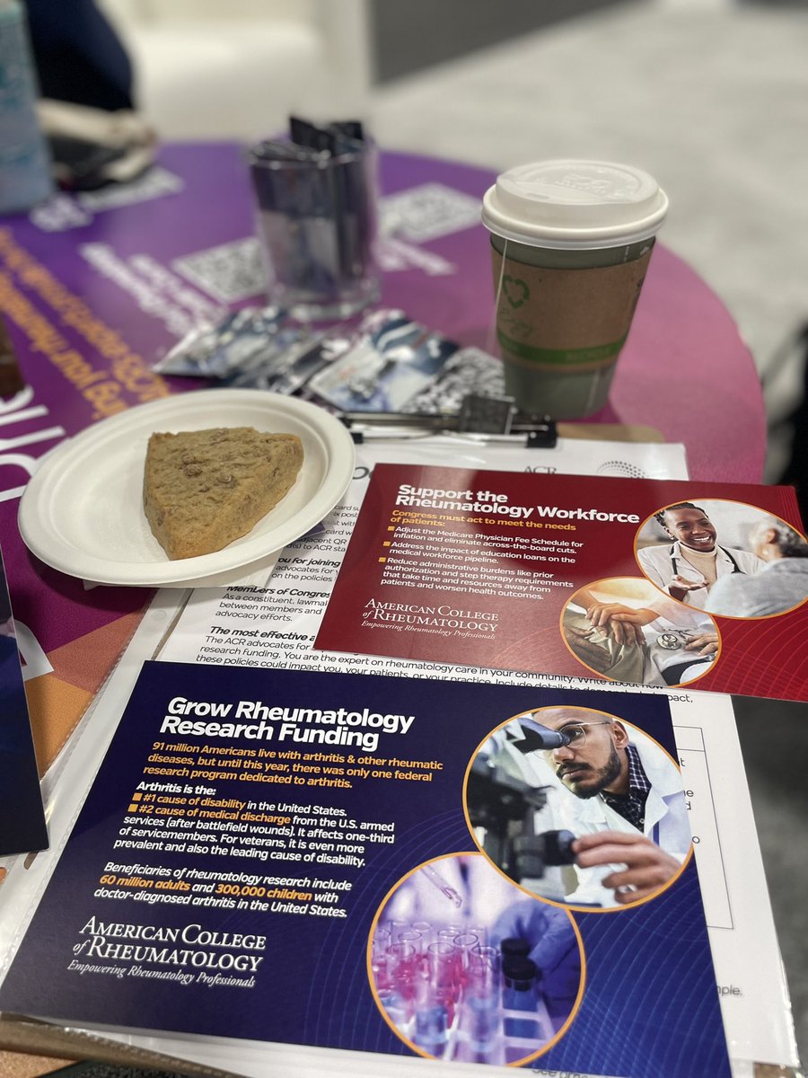 Grabbing coffee before the poster hall? Take a minute to write postcards to your representatives explaining your personal experiences with the work force shortage and why research funding could help our patients. #ACR24 #ACRAmbassador <a href="/ACRheum/">American College of Rheumatology</a> <a href="/ACRSimpleTasks/">ACR Simple Tasks</a> <a href="/ACRheumDC/">ACRheumDC</a>