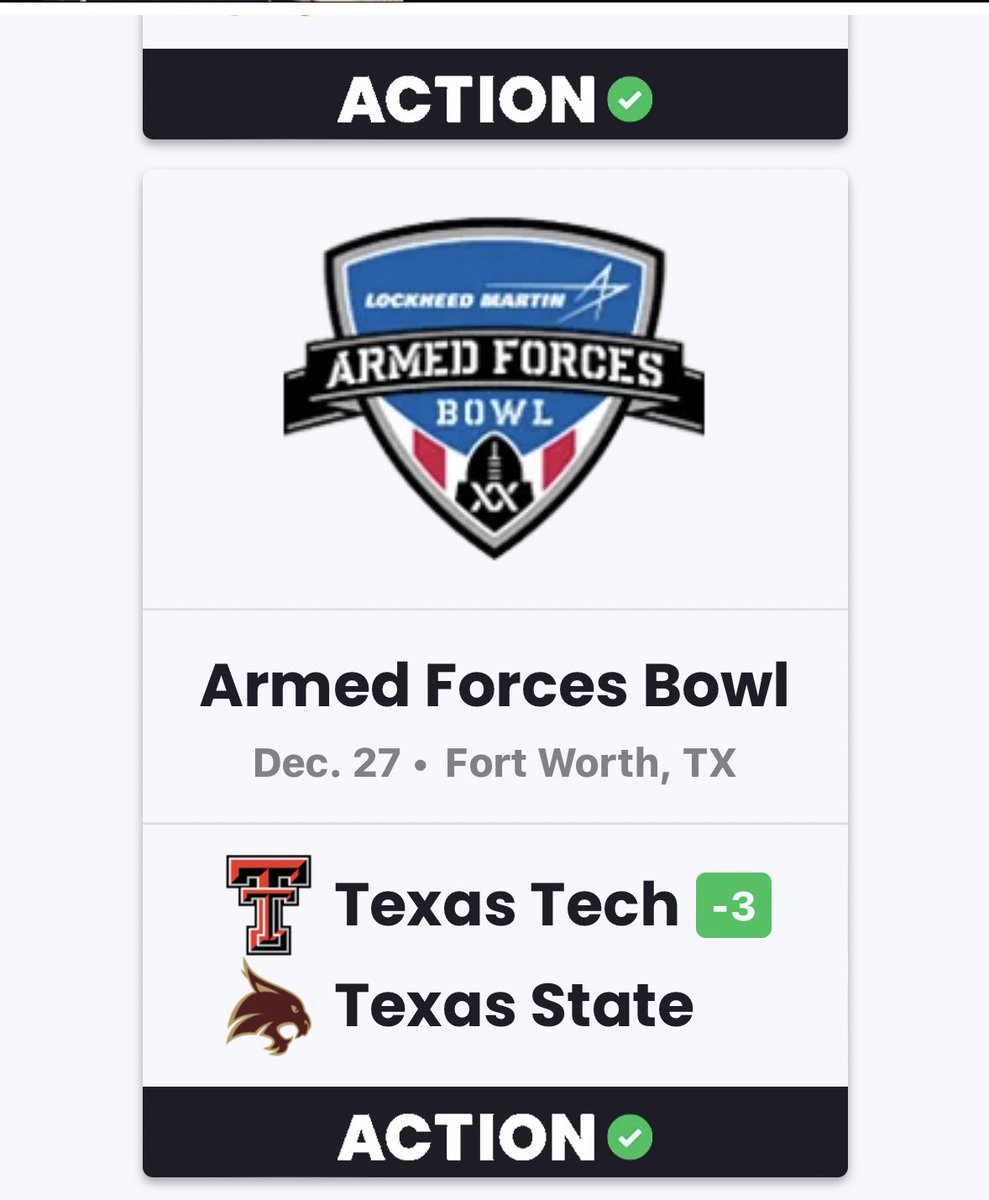 Bobcat Den (@bobcat_den_) on Twitter photo If this happens, might as well call it the Texas Party Bowl.
Make sure you’re stacked with beer. 🍻 <a href="/ArmedForcesBowl/">LM Armed Forces Bowl</a> If this happens, might as well call it the Texas Party Bowl.
Make sure you’re stacked with beer. 🍻 <a href="/ArmedForcesBowl/">LM Armed Forces Bowl</a>
