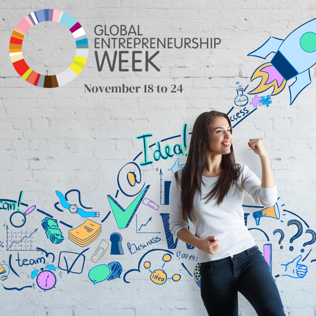 November 18th to the 24th is Global Entrepreneurship Week!  This year's theme is "Entrepreneurship is for Everyone". Join us in celebrating the entrepreneurs, innovators, and dreamers who make it happen! 💡✨
#GEW2024 #Entrepreneurship #Innovation #WorkforceDevelopment