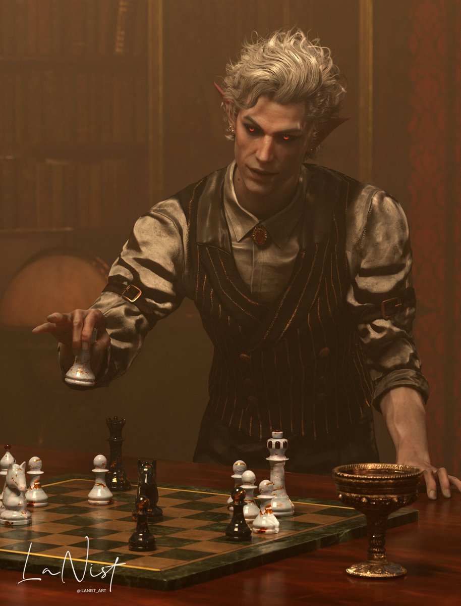 My work for HAG'S LAIR ZINE #01.
Theme "this throne is mine" 

Commission available! 

#astarion #bg3 #bg3fanart #bg3astarion #astarionbg3 #astarionbaldursgate3 #baldursgate3 #larianstudios #bg3art #digitalart #elf #baldursgate3fanart #astarionancunin