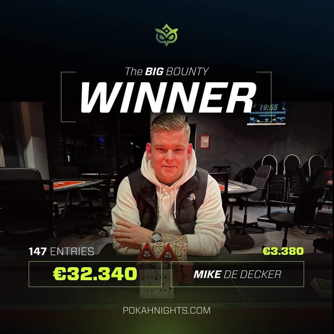 Mike De Decker got knocked out of the Grand Slam, flew home to Belgium and then won a massive Poker tournament

Some boy 🤣