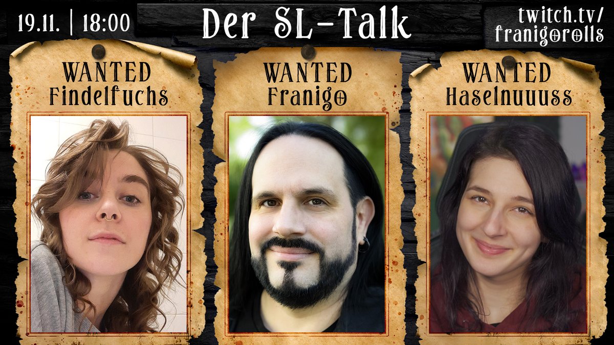 Morgen ab 16 Uhr plauschen wir ein wenig über Pen &amp; Paper und machen den Avatar-Aftertalk. Es war ein krasses Finale, es gibt viel zu erzählen!

Und ab 18 Uhr gibt es einen SL-Talk mit @findelfuchs &amp; <a href="/Haselnuuuss/">Haselnuuuss 🌰</a>!