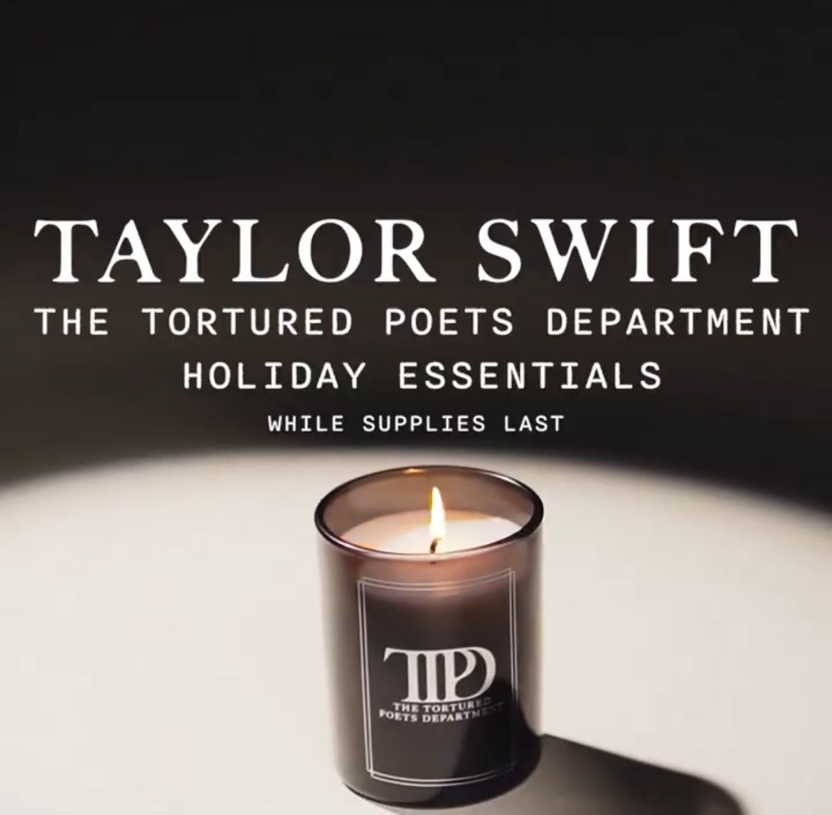 TheSwiftSociety's tweet image. 🛍️| NEW &quot;THE TORTURED POETS DEPARTMENT: Holiday Essentials&quot; merch now available on Taylors official website!