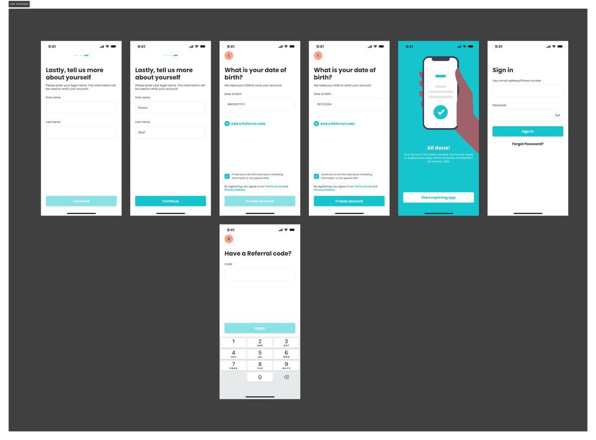 FavourAjayi11's tweet photo. Walk with me on my UI/UX journey 🤲😁

Register, Sign in and Forgot password page 

Project link: https://t.co/1QIZgiEH3d
Portfolio link: https://t.co/78k4WzJOt0 https://t.co/CdfAo8mm8X