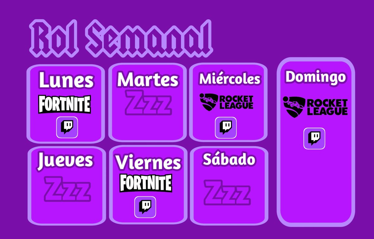 Tenemos listo el rol de la semana :3