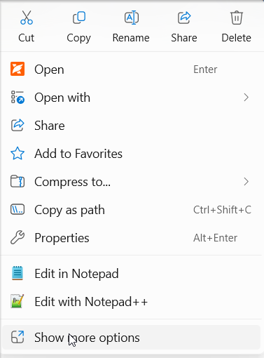Sebastian Schöner (@s4schoener) on Twitter photo I am trying to get to the old context menu in the explorer in Windows 11. When you have the new menu open, you have to click "Show more options." This reliably freezes for 20s. Why? Let's take a look in <a href="/superluminal/">Chris Peloso</a>. I am trying to get to the old context menu in the explorer in Windows 11. When you have the new menu open, you have to click "Show more options." This reliably freezes for 20s. Why? Let's take a look in <a href="/superluminal/">Chris Peloso</a>.