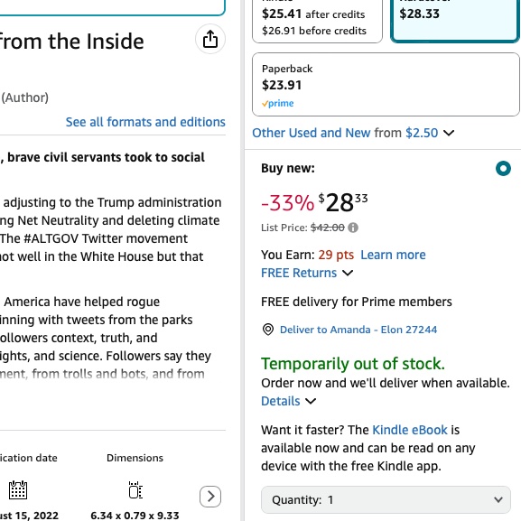 Oops, we did it again. But you can still read We Are #AltGov in paperback or on Kindle 😀