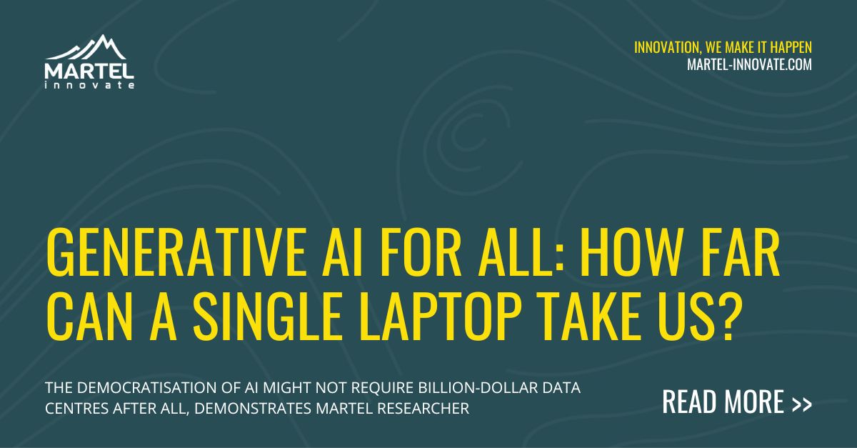 🚀 Who says you need a supercomputer for #AI? Meet #BabyGPT - a language model trained on a single laptop by our senior researcher Dr Amjad Majid. 
Read more: bit.ly/4fvHQR7