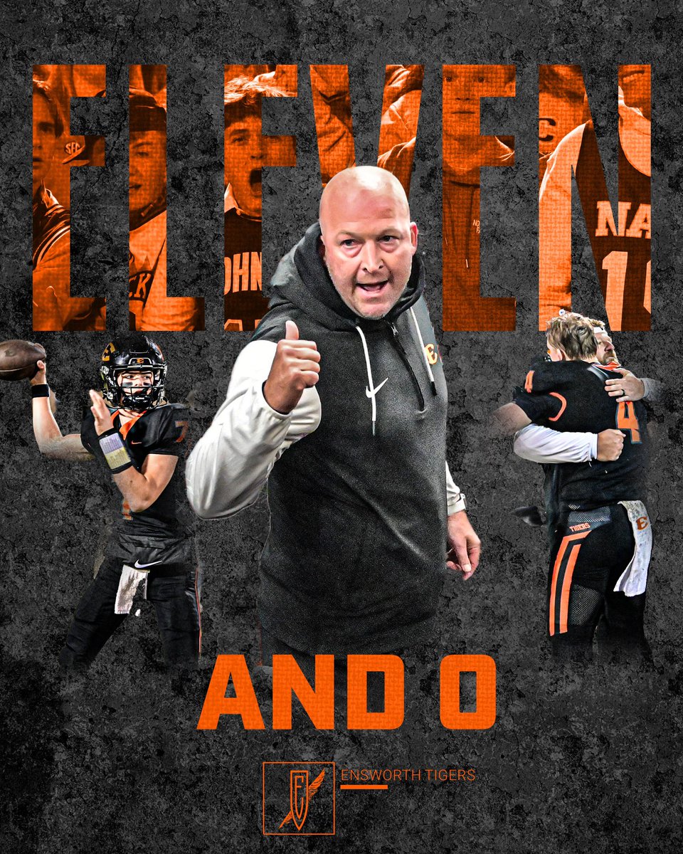 New week. 

New opportunity. 

11-0. 🐅

#FTM