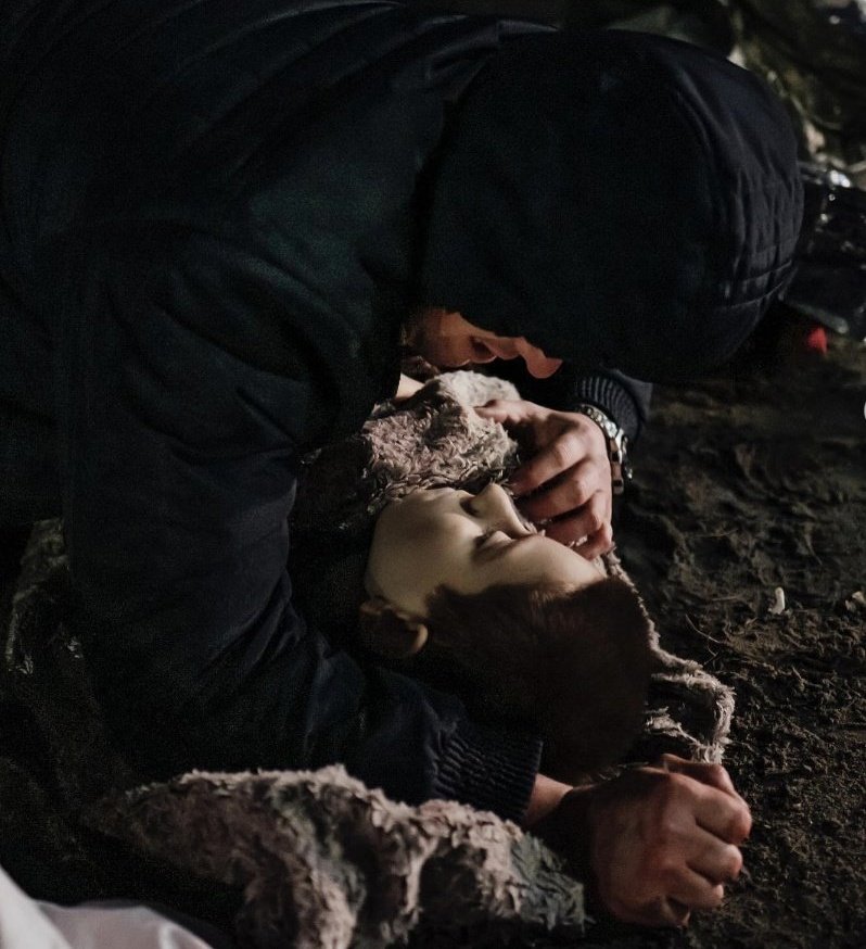 They cannot be forgiven, not now, nor ever! 

Photo by Adrien Vautier, Sumy.