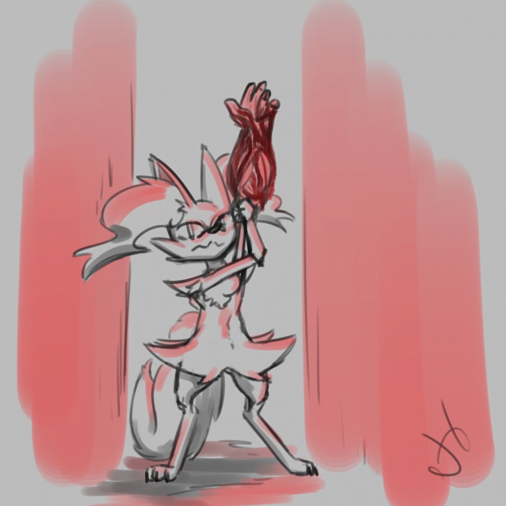 A_Terrible_Pers's tweet photo. Guess who got back into Library of Ruina
And is now combining it with Braixen because 2 things I like simply must go together https://t.co/0LMNyOJ8Nw
