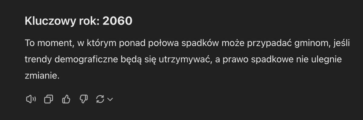 ChatGPT o perspektywach  majątkowych gmin w Polsce. #komunalizacja2060